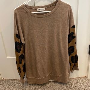 Leopard sweater